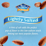 Blue Diamond Almonds Low Sodium Lightly Salted Snack Nuts, 100 Calorie Packs, 0.6 Ounce (Pack of 32)