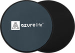 AZURELIFE Dual-Sided Exercise Core Sliders for Carpet & Hardwood