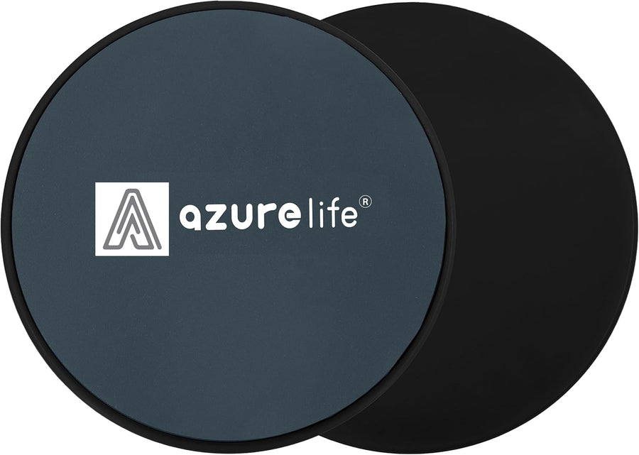 AZURELIFE Dual-Sided Exercise Core Sliders for Carpet & Hardwood
