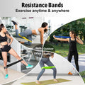 5-Level Resistance Bands Set for Full Body Workout, Yoga, Rehab