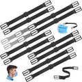 Mask Extender Strap, Elastic Fabric Mask Holder Clip with Adjustable Strap