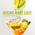 Zulay Kitchen Metal 2-in-1 Lemon Squeezer - Sturdy Max Extraction Hand Juicer Lemon Squeezer Gets Every Last Drop - Easy to Clean Manual Citrus Juicer - Easy-Use Lemon Juicer Squeezer - Yellow/Green