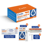 CorDx TyFast Flu A/B & COVID-19 Multiplex Rapid Test Kit, 25 Tests, 10 Minute Results