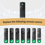 Replacement Remote for All Fire Series, TV Stick (HD, 4K, 4K Max, Lite), TV Cube and Omni, Insignia, Toshiba, Smart TVs, with Voice Control