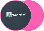 AZURELIFE Dual-Sided Exercise Core Sliders for Carpet & Hardwood