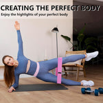 3-Level Fabric Resistance Bands for Strength Training, Rehab, Yoga