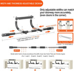 Ally Peaks Adjustable Doorway Pull Up Bar, 500 lb Capacity, Silicone Protection