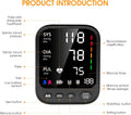 Invaxe Automatic Upper Arm Blood Pressure Monitor with Large Cuff and Backlit Screen