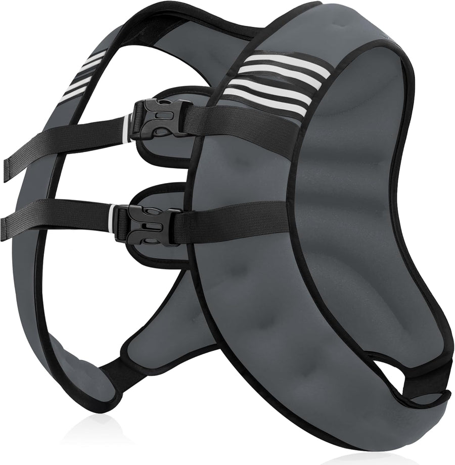 NATURELUX Weighted Vest for Men & Women - 5-30lbs Adjustable Weight Vest for Workouts, Running, Walking