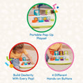 Battat – Cause-and-Effect Toy – Developmental Toy With Buttons & Colors – Color Sorting Animal Toys – For Kids, Toddlers, Babies – 18+ Months – Pop – Up Pals