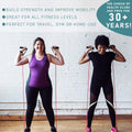 Resistance Bands with Handles for Full Body Workout, Therapy, Home Fitness