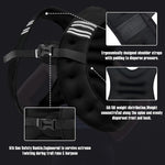 NATURELUX Weighted Vest for Men & Women - 5-30lbs Adjustable Weight Vest for Workouts, Running, Walking