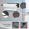Paper Towel Holder, Magnetic Paper Towel Holder for Fridge, Toilet Paper Roll Holder Magnet Towel Rack Wall Mount Fridge Organizer for Paper Towels Rolls Bathroom Pantry RV Kitchen Storage