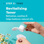 Proactiv 3 Step Acne Treatment - Benzoyl Peroxide Face Wash, Repairing Acne Spot Treatment for Face and Body, Exfoliating Toner - 30 Day Complete Acne Skin Care Kit