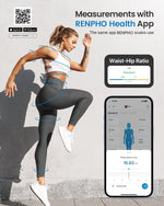 RENPHO Bluetooth Body Measuring Tape, 60in/150cm, White