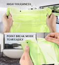 Compostable Trash Bags - FORID 13 Gallon Tall Kitchen Garbage Bags 80 Count Unscented Trash Can Liners 55 Liter Medium Wastebasket Bags for Bathroom Home Bedroom Office Garbage Can (5Rolls/Green)