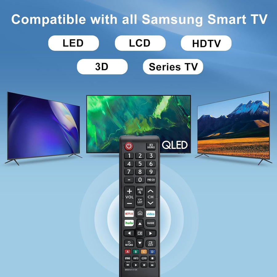 Pack of 2 New Universal Remote for All Samsung TV Remote, Replacement Compatible for All Samsung Smart TV, LED, LCD, HDTV, 3D, Series TV
