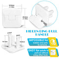 Outlet Covers Babepai 38-Pack White Child Proof Electrical Protector Safety Improved Baby Safety Plug Covers