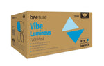 BeeSure Vibe Face Masks, Glamorous Pink, Latex-Free, Pack of 50