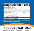 Nutricost Milk Thistle Extract 240 Capsules for 240 Servings Per Bottle - Vegan, GMO Free and Gluten Free