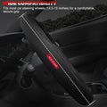 Ouzorp Car Steering Wheel Cover, Microfiber Leather Steering Wheel Covers with Anti-Slip Lining, Universal 14.5-15 inchs Black