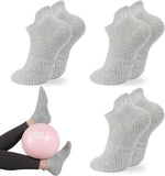 Loudashuaiqi Grip Pilates Socks for Women, Non-Slip Athletic Yoga Socks
