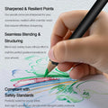Colored Pencils for Adult Coloring Books, 72 Colors Drawing Pencils with Oil-Based Cores, Professional Art Supplies for Artists, Coloring Pencils for Adults, Color Pencils Set for Beginners and Teens.