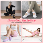 CoolMate Pilates Socks for Women, Non-Slip Yoga Socks