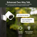 WYZE Cam v4, 2.5K QHD WiFi Indoor/Outdoor Smart Home Security Camera, Pet/Baby Monitor, Motion Activated Spotlight/Siren, Color Night Vision, 2-Way Audio, Works with Alexa & Google