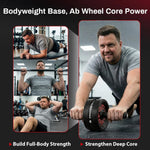 VINSGUIR Ab Roller Wheel with Knee Pad for Full-Body Strength Training