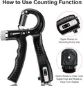 Hand Grip Strengthener 2 Pack - Adjustable Resistance 10-130 lbs, Forearm Exerciser for Muscle Building & Injury Recovery