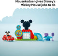 LEGO DUPLO Disney Mickey Mouse Clubhouse & Car Building Kit - Color Sorting Sensory Toy with Spinning Wheel - Toy for Toddlers, Girls, and Boys, Ages 2+ - Birthday Gift for Preschoolers - 10454