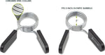 ProsourceFit Olympic Barbell Clips - Secure, Easy-Grip 2-Inch Collars for Weightlifting