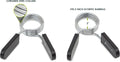 ProsourceFit Olympic Barbell Clips - Secure, Easy-Grip 2-Inch Collars for Weightlifting