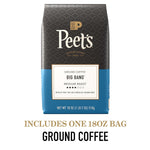 Peet's Coffee, Medium Roast Ground Coffee, 100% Arabica Coffee - Big Bang 18 Ounce Bag