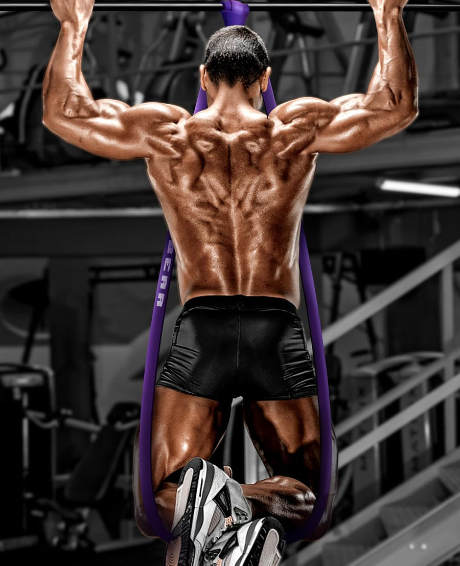 HAPBEAR Pull Up Assistance Bands - Resistance Bands Set for Workouts, Stretching, Muscle Training