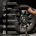 CERAKOTE Rapid Ceramic Tire Coat – Showroom New Tire Shine – Deep Tire Black Finish – Lasts Up to 10x Longer – No Sling, Non-Greasy Ceramic Tire Coating for Car, Truck & SUV – Easy Application (10oz)