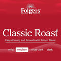 Folgers Classic Roast, Medium Roast Coffee, Keurig K-Cup Pods, 12 Count Boxes (Pack of 6)