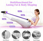 Pedal Resistance Bands with Handles, 6-Tube Tension Training for Full-Body Workout