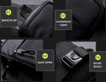 Simptech Mini Crossbody Sling Bag Chest Bag Dual Pocket Water Resistant Fanny Pack Running Phone Holder for Men Women Workout Travelling