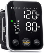 Oklar Upper Arm Blood Pressure Monitor with Large Display and Adjustable Cuff