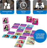 Wonder Forge Disney Princess Matching Game - Fun Memory Game for Kids Ages 3 and Up - Toddler Learning Toy Featuring Belle, Ariel, and Elsa and more Disney Princesses - Packaging May Vary