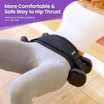 Balency Hip Thrust Belt for Gym Workouts - Non-Slip Padding, Foldable Design