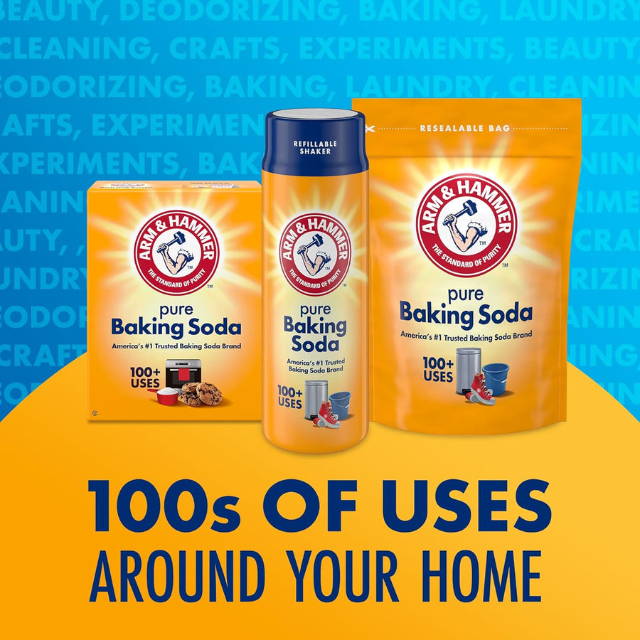 Arm & Hammer Pure Baking Soda Shaker - 12 Oz - (Pack of 6)