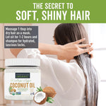 Viva Naturals Organic Coconut Oil, 16 fl oz – Unrefined, Cold-Pressed Extra Virgin Coconut Oil, USDA Organic & Non-GMO, Natural Cooking Oil, Hair Oil & Skin Oil