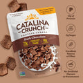 Catalina Crunch Protein Cereal - Sugar Free Breakfast Cereal with 11g of Protein - Gluten Free - Dark Chocolate - 9 oz. Bag (Pack of 1)