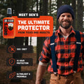 Ben's 100 Tick & Insect Repellent - Alcohol-Free DEET Insect Repellent Pump Spray - Offers 10 Hours of Protection for Adults & Children -3.4 Fl Oz (2 Pack)