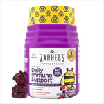 Zarbee’s Elderberry Gummies for Kids, Immune Support Supplement with Vitamins A, C, D3, E, & Zinc, Gluten & Gelatin Free, No Artificial Flavors, Natural Berry Flavor, Ages 2+, 42 ct