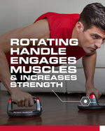 Perfect Pushup Elite - Rotating Handles, Ergonomic Grips, 400lb Capacity