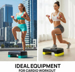 Yes4All Aerobic Exercise Step Platform - Compact Stepper for Cardio & Strength